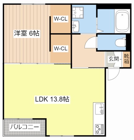 ミールアドザックスの物件間取画像